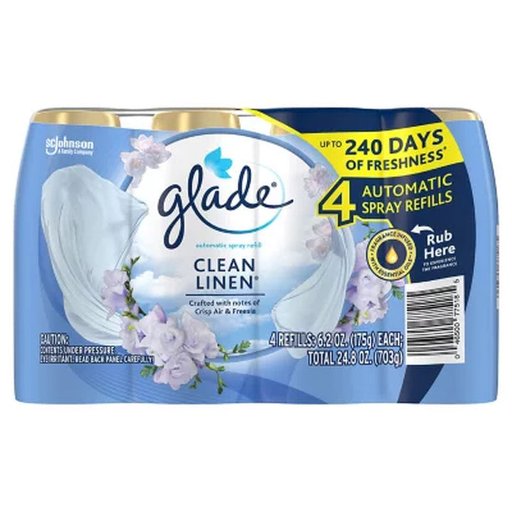 Glade Automatic Spray Air Freshener Refills, 4 Ct. (Choose Scent)