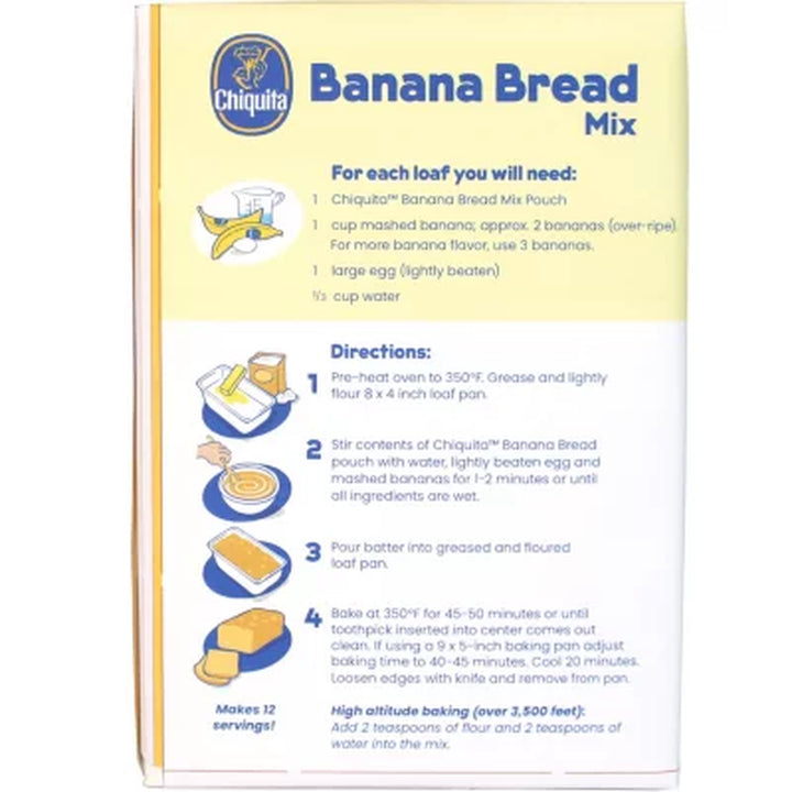Chiquita Banana Bread Mix 13.7 Oz., 3 Pk.