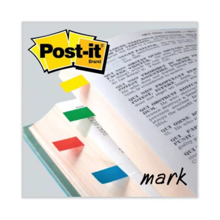 Post-It Flags - Small Page Flags in Dispensers, Four Colors, 35/Color - 4 Dispensers/Pack