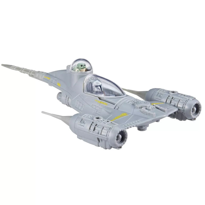 Star Wars Mission Fleet Mando'S N-1 Starfighter Speed Run Action Figure Set