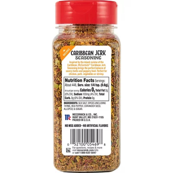 Mccormick Caribbean Jerk Seasoning 9.5 Oz.