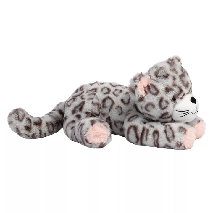 Lambs & Ivy Happy Jungle Plush Leopard Stuffed Animal Toy - Pink/Gray - Cleo