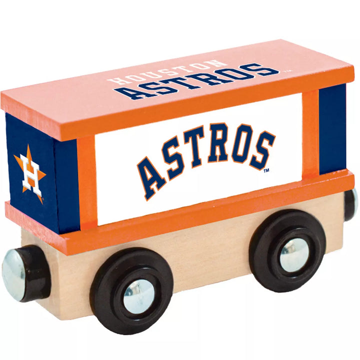 Masterpieces Wood Train Box Car - MLB Houston Astros.