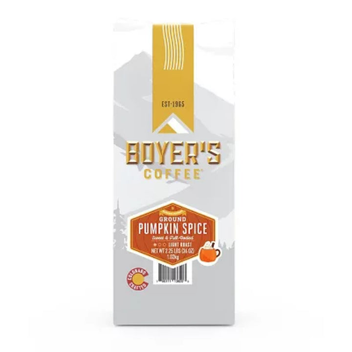 Boyer'S Light Roast Ground Coffee, Pumpkin Spice 36 Oz.