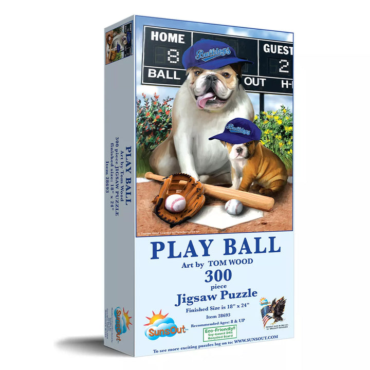 Sunsout Play Ball 300 Pc Jigsaw Puzzle 28693