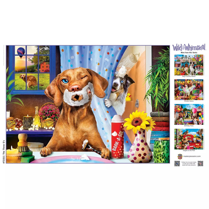 Masterpieces 1000 Piece Jigsaw Puzzle - the Three S'S - 19.25"X26.75"