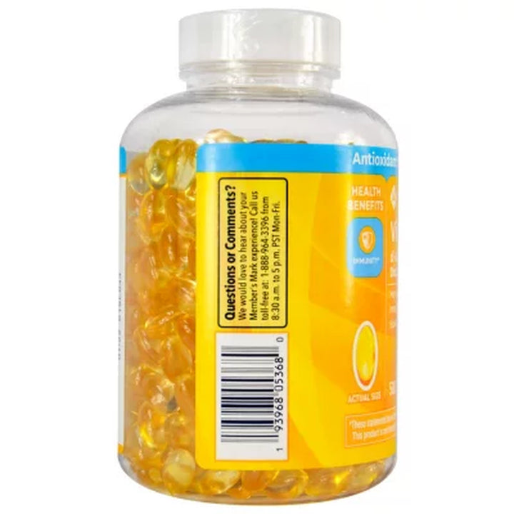 Member'S Mark Vitamin E Softgels, 180 Mg, 500 Ct.