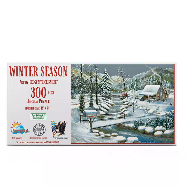 Sunsout Winter Season 300 Pc Jigsaw Puzzle 22101