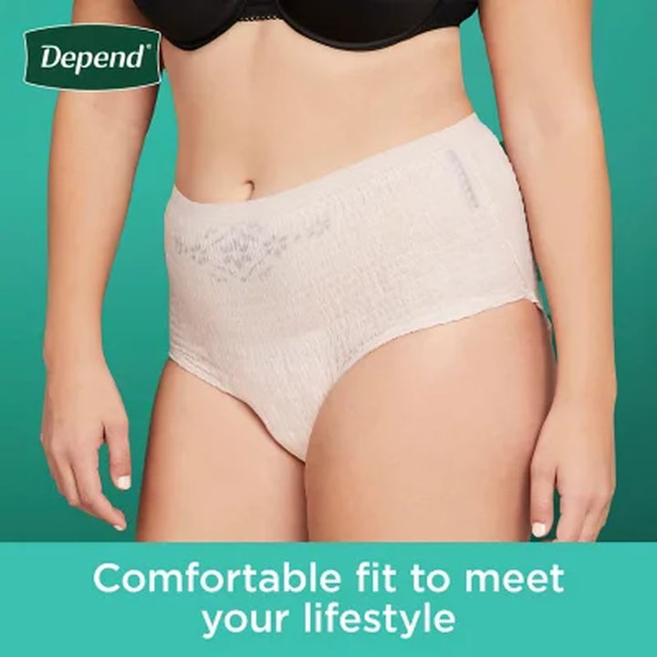 Depend Fresh Protection Incontinence Underwear for Women, XXL, 44 Ct.