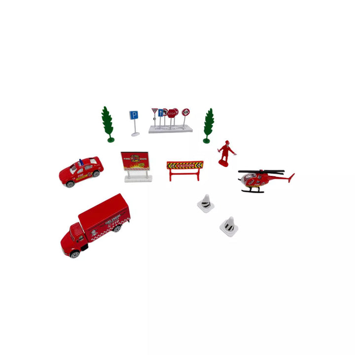 BIG DADDY TRUCKS - City Fire Truck Rescue Team Vehicles & Accessories