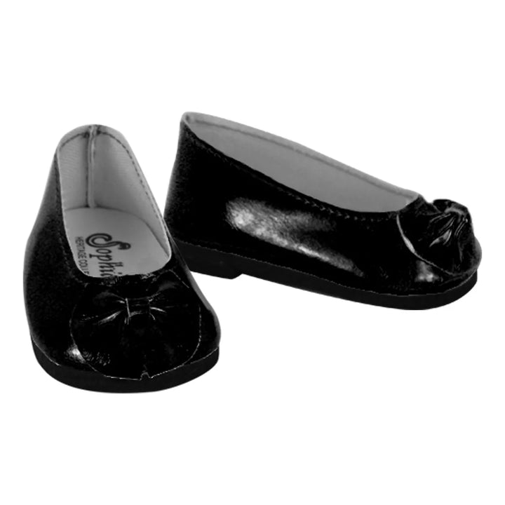 Sophia’S Faux Patent Leather Dress Shoes for 18" Dolls, Black