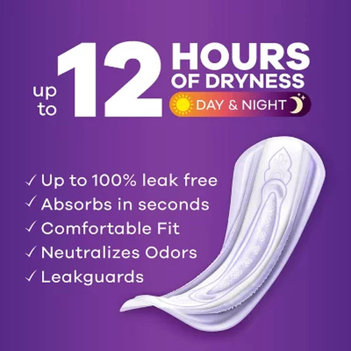 Always Discreet Incontinence Pads, Heavy Long, 117 Ct.