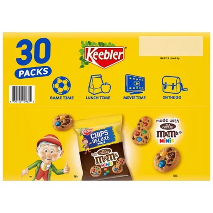 Keebler Chips Deluxe M&M Minis 1.6 Oz., 30 Pk.