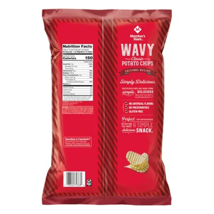 Member'S Mark Wavy Potato Chips 16 Oz.