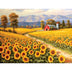 Sunsout Red River Sunflower Farm 300 Pc Jigsaw Puzzle 36624