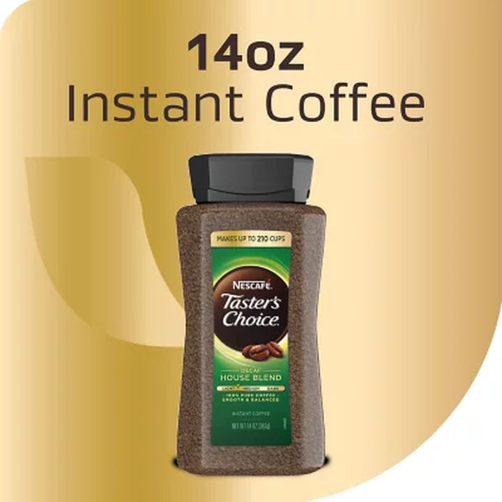 Nescafé Taster'S Choice Decaf House Blend Instant Coffee 14 Oz.