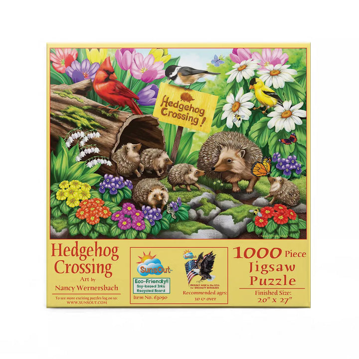 Sunsout Hedgehog Crossing 1000 Pc Jigsaw Puzzle 63090