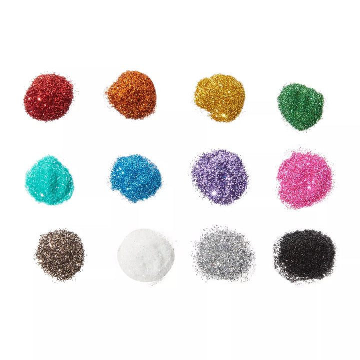 Bright Creations Fine Glitter for Crafts, Resin, Nails, Slime & Epoxy (80 Colors, 400G)