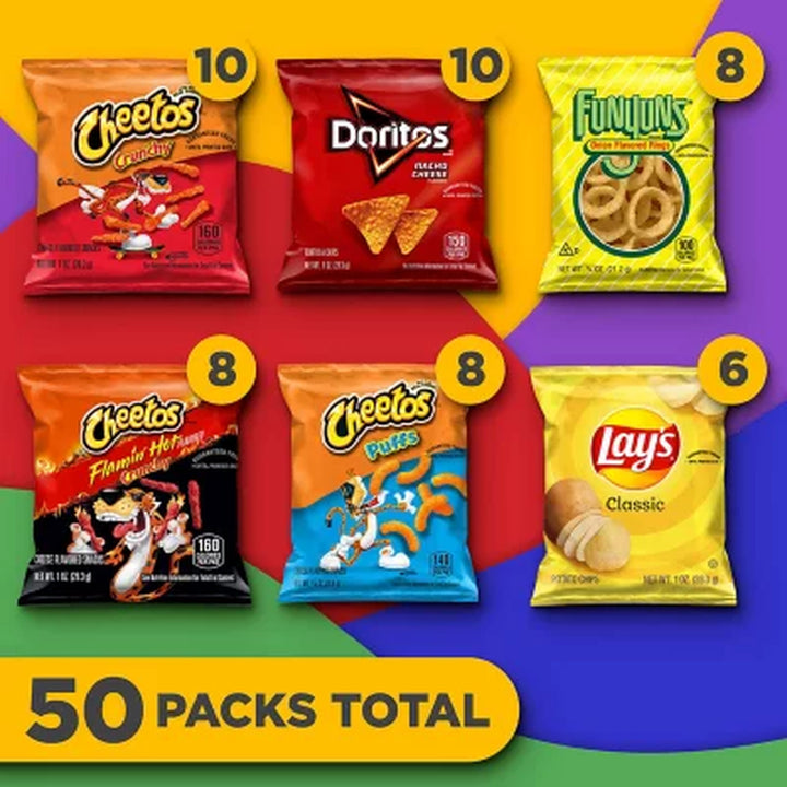 Frito-Lay MVP Mix Variety Pack Chips, 50 Ct.