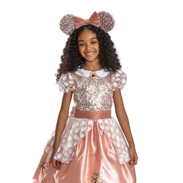 Disney Minnie Mouse Rose Gold Kids Premium Costume