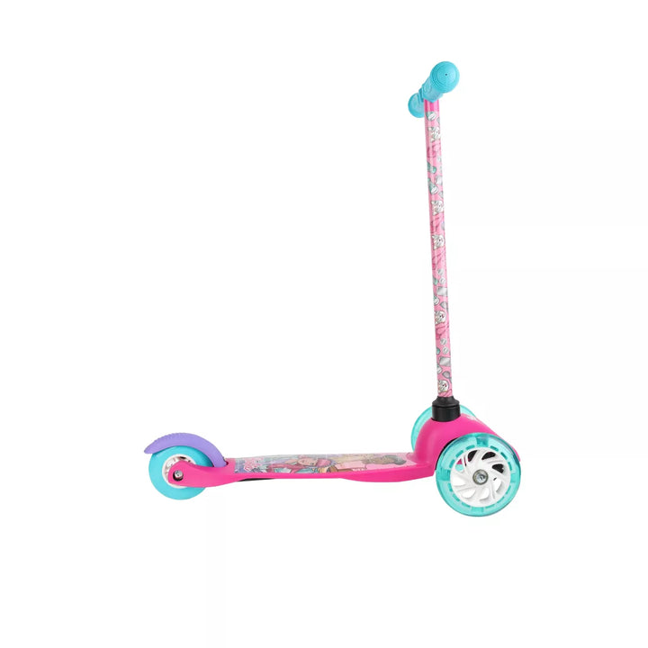 Barbie Tilt and Turn Light up 3 Wheels Scooter