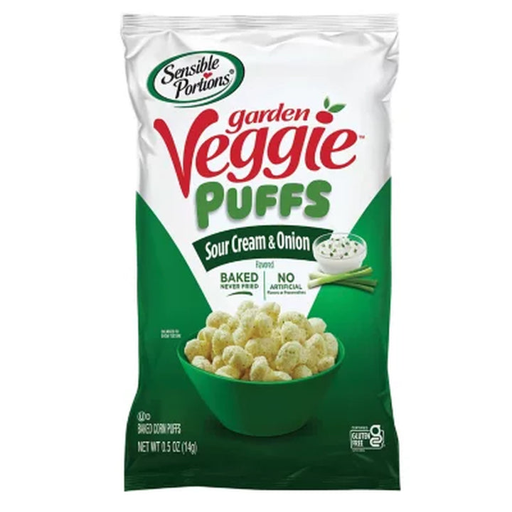 Sensible Portions Garden Veggie Puffs, Variety Pack, 0.5 Oz., 30 Pk.