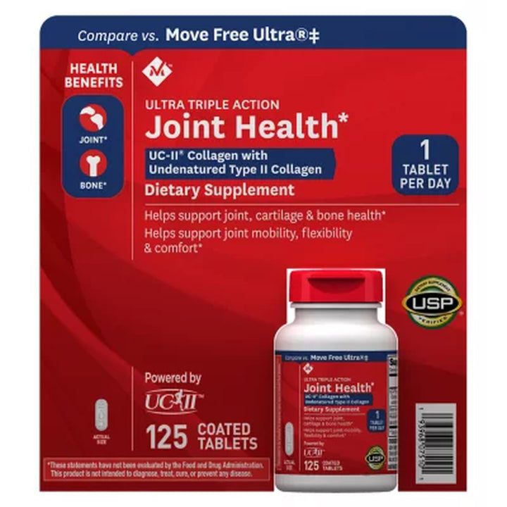 Member'S Mark Ultra Triple Action Joint Health Tablets, 125 Ct.