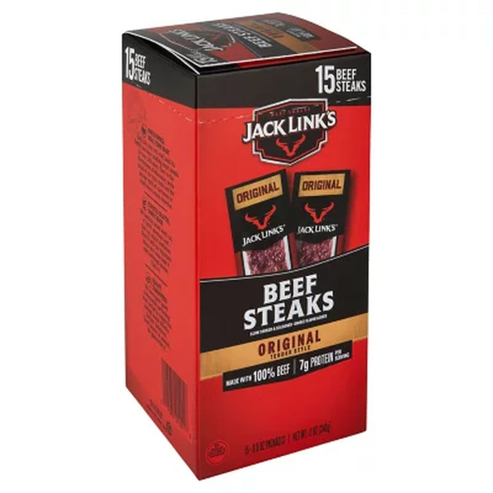 Jack Link’S Original Tender Style Beef Steak 15 Ct.