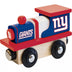 Masterpieces Officially Licensed NFL New York Giants Wooden Toy Train Engine for Kids.