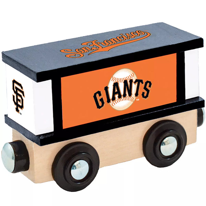 Masterpieces Wood Train Box Car - MLB San Francisco Giants.