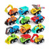 Syncfun 12-Piece Mini Construction Car Set, Plastic, Unisex, Non-Riding Toy Vehicle, Perfect for Imaginative Play and Parties