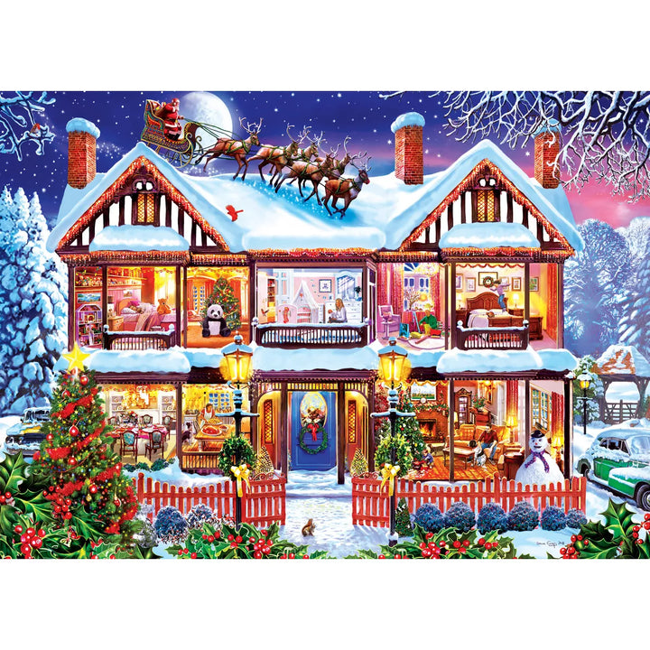 Masterpieces 1000 Piece Christmas Jigsaw Puzzle - Home for the Holidays.