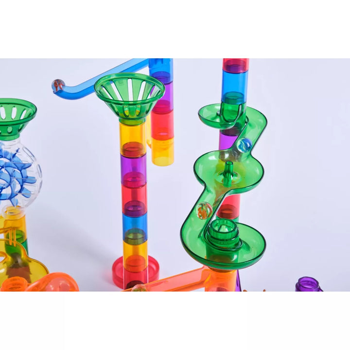 Marble Genius Waterslides & Roller Coasters Marble Run Accessory Set (5 Pcs.): Your Ultimate Marble Track Race Set and Maze