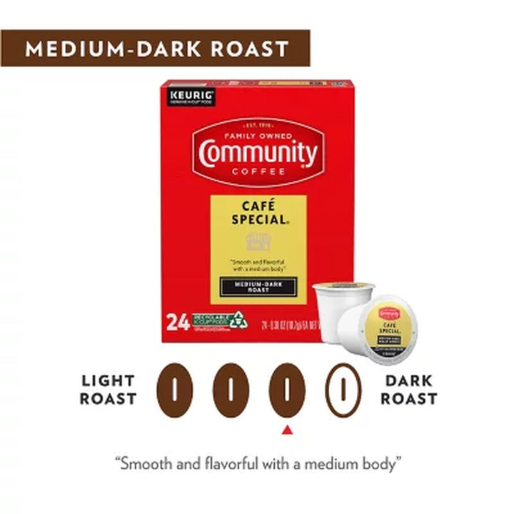 Community Coffee Café Special Medium-Dark Roast Single Serve 72 Ct.