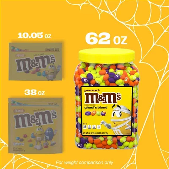 M&M'S Ghoul'S Mix, Peanut Chocolate Candy, 62 Oz.