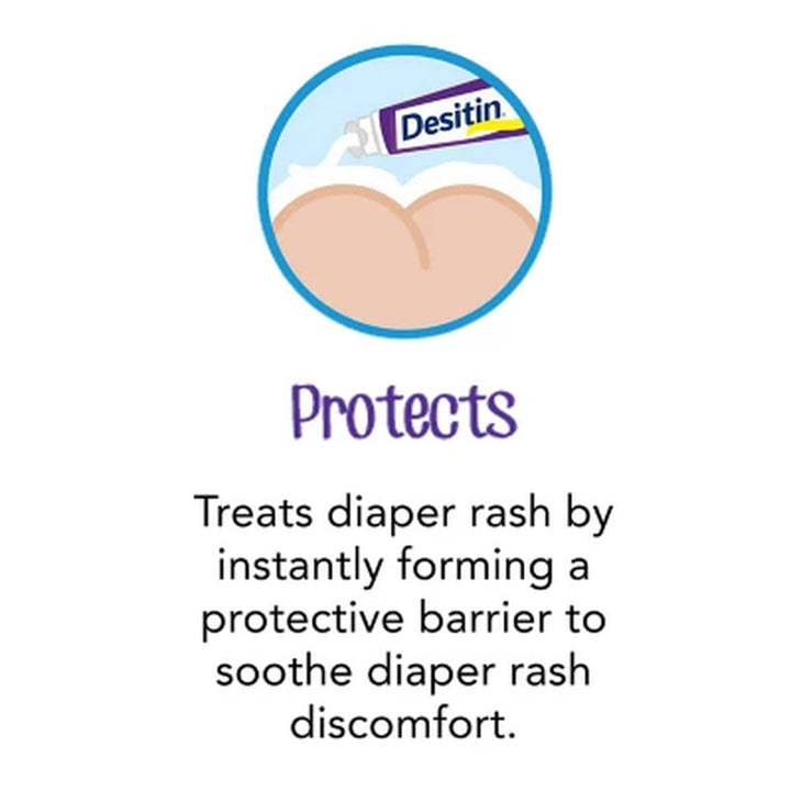 Desitin Maximum Strength Diaper Rash Paste 4.8 Oz., 3 Pk.