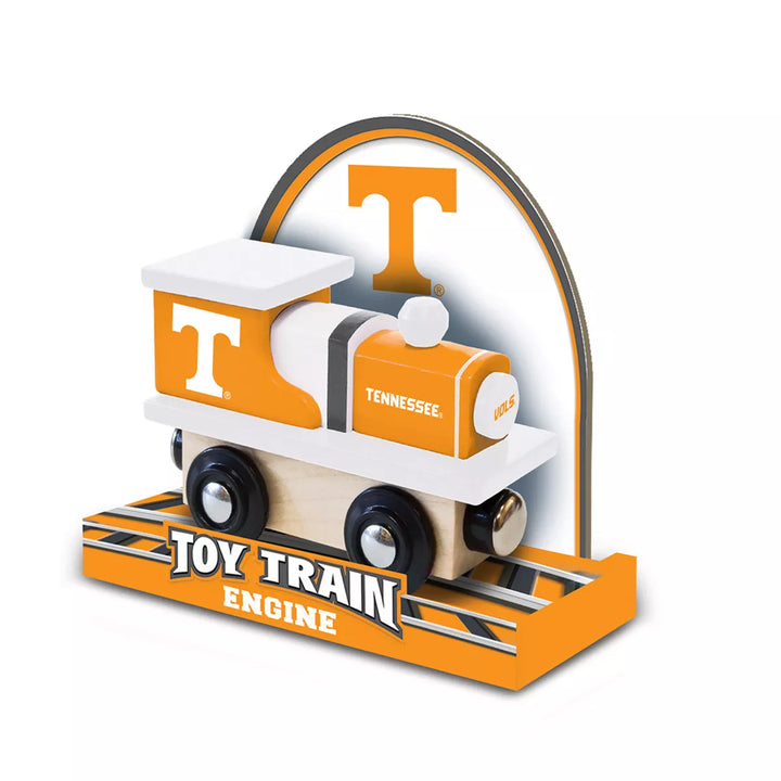 Masterpieces Officially Licensed NCAA Tennessee Volunteers Wooden Toy Train Engine for Kids.