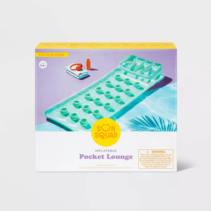 Pocket Lounge Green Float - Sun Squad™