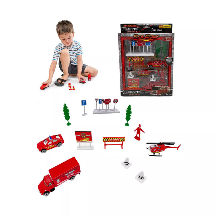 BIG DADDY TRUCKS - City Fire Truck Rescue Team Vehicles & Accessories