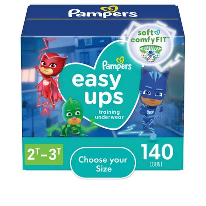 Pampers Easy Ups Training Pants Underwear Sizes: 2T-6T