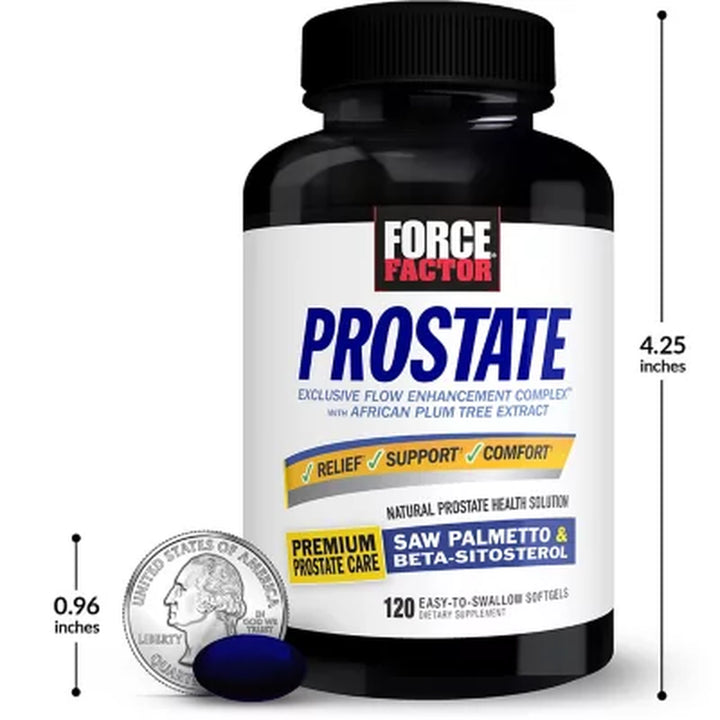 Force Factor Prostate Support Supplement Softgels 120 Ct.