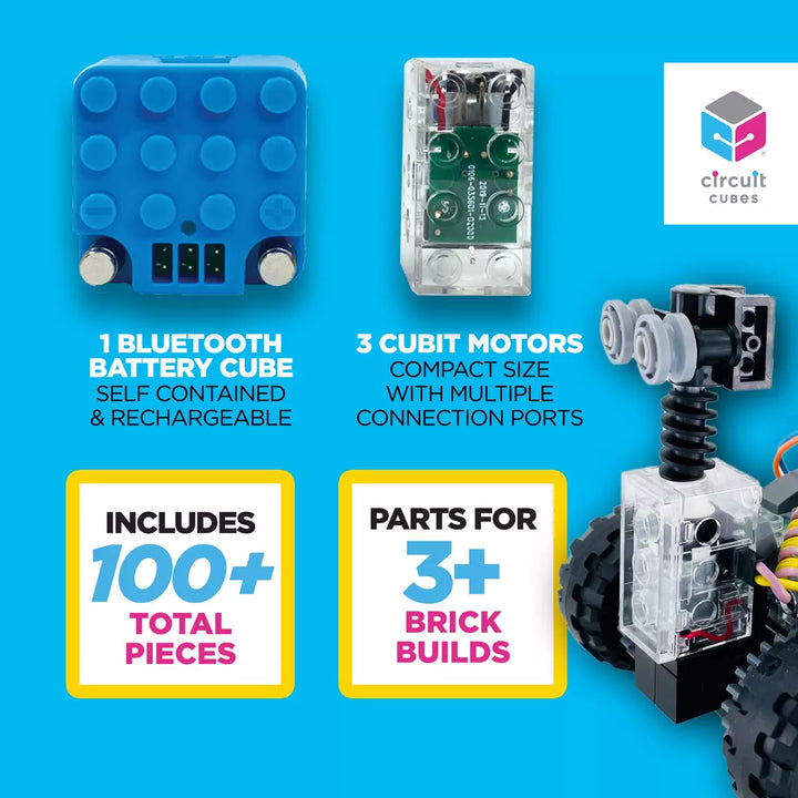 Circuit Cubes Kids STEM Toy Kit - Space Rovers