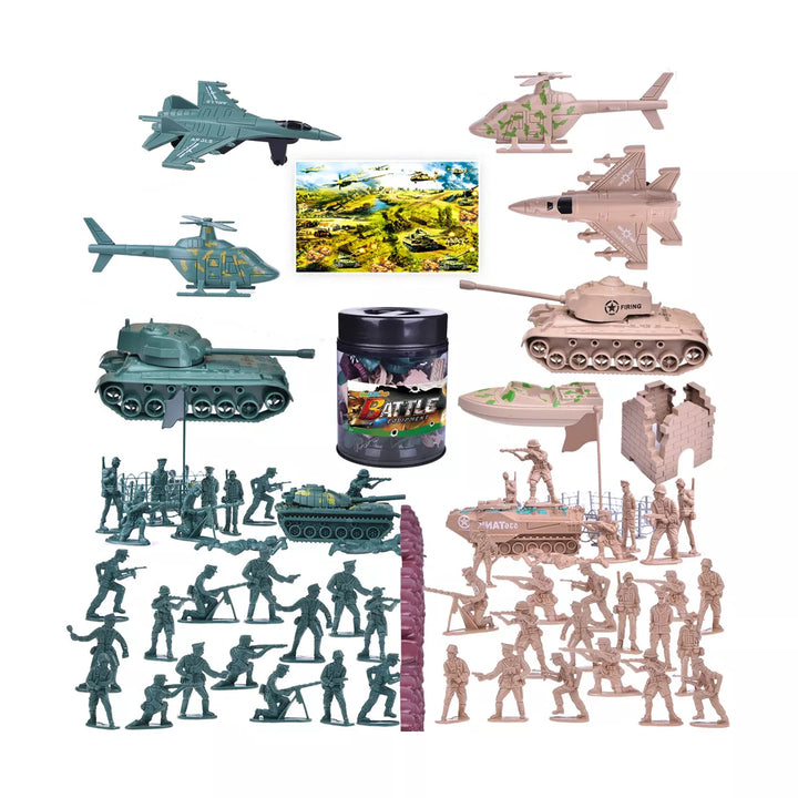 Fun Little Toys 180 PCS Military Playset