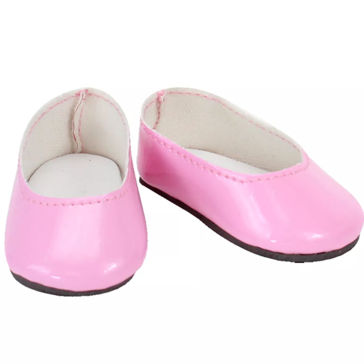 Sophia’S Dressy Pink Flats and White Sneakers for 14.5" Dolls