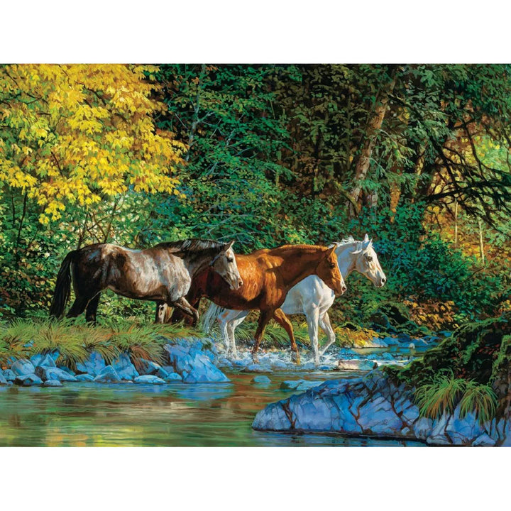 Sunsout Bear Creek Crossing 1000 Pc Jigsaw Puzzle 44855