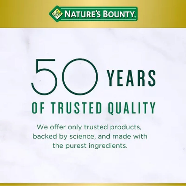 Nature'S Bounty Calcium, Magnesium, Zinc Coated Caplets, 300 Ct.