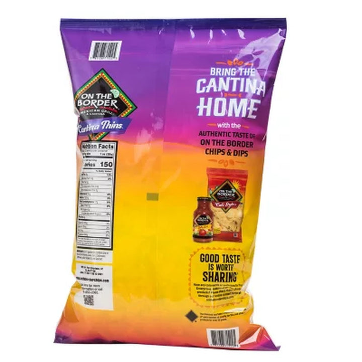 On the Border Cantina Thins Tortilla Chips 22.25 Oz.