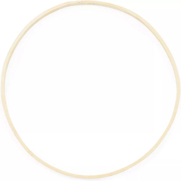 Bright Creations 12 Pack Wooden Hoops for Crafts, Wood Rings for DIY Dreamcatchers, Wreaths, Macrame Wall Hangings, 10.2 Inches