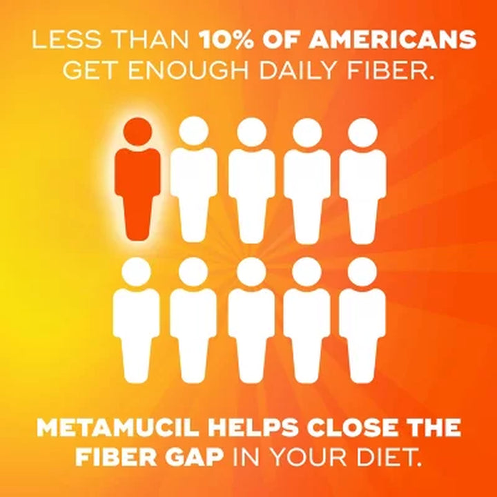 Metamucil Fiber Sugar-Free Gummies, Orange, 150 Ct.