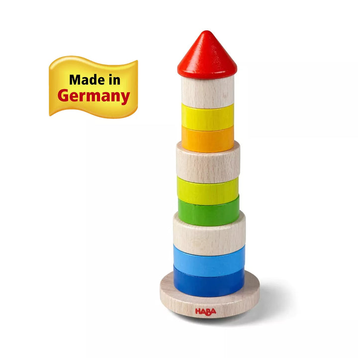 HABA Wobbly Tower Stacking Game (Made in Germany)